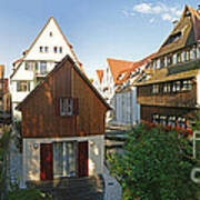 Fishermens Quarter In Ulm Art Print