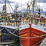 Fishing Boats Of Mallaig Scotland Art Print