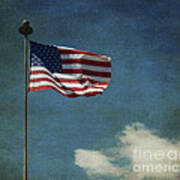 Flag - Still Standing Proud - Luther Fine Art Art Print