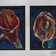 Flame Callas Art Print