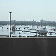 Flooding Of The Airport In Bangkok Thailand - 01135 Art Print