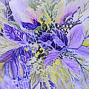 Floral In Mauve Art Print