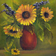 Florida Sunflower Art Print