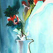 Flowers In Vase Art Print