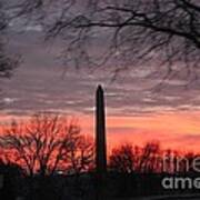 Floyd Monument Sunset Art Print