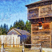 Fort Nisqually Tower Art Print