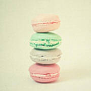 Four Macarons Art Print