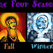 Four Seasons In A Row Art Print