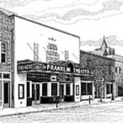 Franklin Theatre In Franklin Tn Art Print