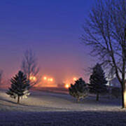 Freezing Morning In Watertown Art Print