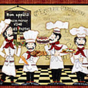 French Chefs-bon Appetit Art Print