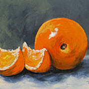 Fresh Orange Iii Art Print