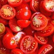 Fresh Red Tomatoes Art Print