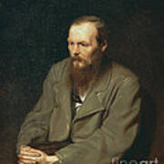 Fyodor Dostoyevsky Russian Author Art Print