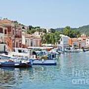 Gaios Harbour On Paxos Art Print