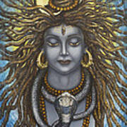 Gangadhara Shiva Art Print