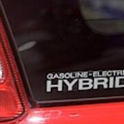 Gasoline-electric Hybrid Car Art Print