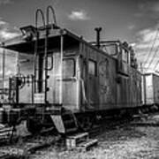 Ghostly Caboose Art Print