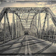 Girders..old Gravois Bridge Art Print