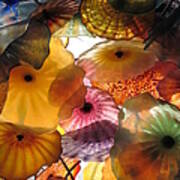 Glass Flowers Art Print