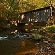 Glen Hope Covered Bridge Art Print