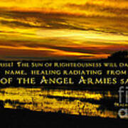 God Of Angel Armies Art Print
