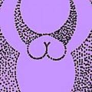 Goddess Of Purple Art Print
