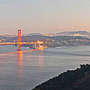 Golden Gate Bridge Across The Bay Art Print