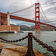 Golden Gate Bridge And Fort Point Art Print