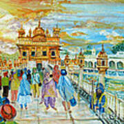 Golden Temple Art Print