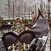 Gondola Nel Canal Grande Art Print