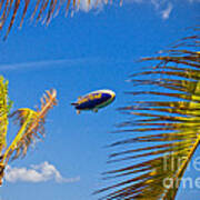 Goodyear Blimp Art Print