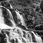 Gooseberry Falls Bw Art Print