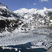 Gotthard Pass Swiss Alps Art Print