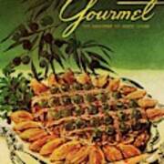 Gourmet Cover Illustration Of Entrecote A La Art Print