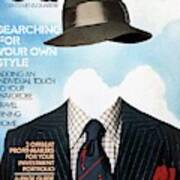 Gq Cover Featuring A Clothes On Top Art Print