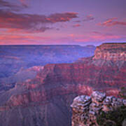 Grand Canyon South Rim From Pima Point Art Print
