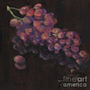 Grapes In Reflection Art Print