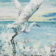 Great Blue Egret I Art Print