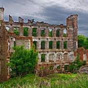 Great Falls Mill Ruins Art Print