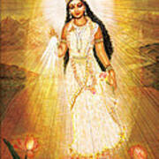 Great Mother Goddess-parashakti Devi Art Print