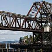Great Northern Railroad Bridge Seattle Art Print