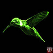 Green Hummingbird - 2054 F Art Print