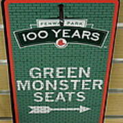 Green Monsta Seats Art Print