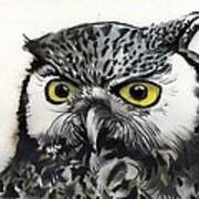 Grey Owl Art Print