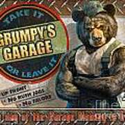 Grumpy's Garage Art Print