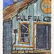 Gulf Oil Warehouse 2 Art Print