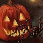 Halloween Spider Art Print