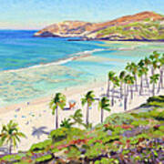 Hanauma Bay - Oahu Art Print