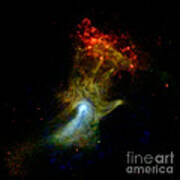 Hand Of God Pulsar Wind Nebula Art Print